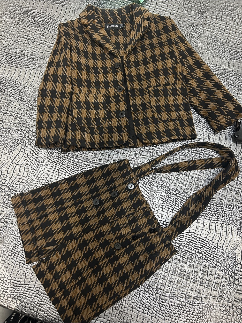 Toddler plaid 2 piece set